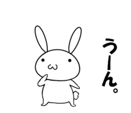 so cute rabbit usakichi2 sticker #10337959