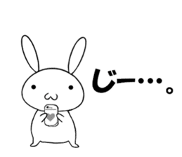so cute rabbit usakichi2 sticker #10337962