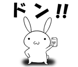 so cute rabbit usakichi2 sticker #10337964