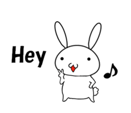 so cute rabbit usakichi2 sticker #10337966