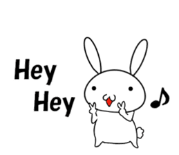 so cute rabbit usakichi2 sticker #10337967