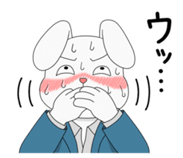 Drunkard Rabbit Usatarou sticker #10338631