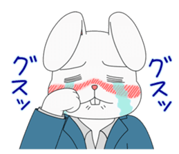 Drunkard Rabbit Usatarou sticker #10338635