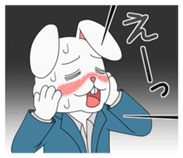 Drunkard Rabbit Usatarou sticker #10338638