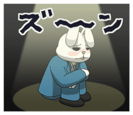 Drunkard Rabbit Usatarou sticker #10338642