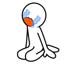 Stick of sorrow and friendship2 sticker #10338779