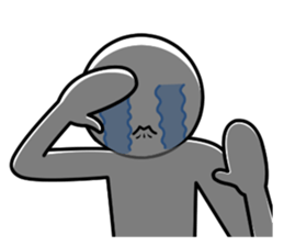 Stick of sorrow and friendship2 sticker #10338788