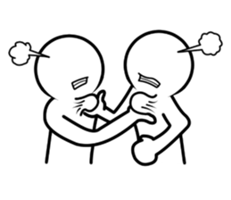 Stick of sorrow and friendship2 sticker #10338798