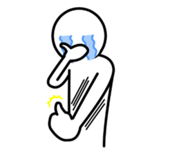 Stick of sorrow and friendship2 sticker #10338804