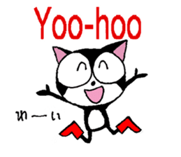 Mikey the Black Cat sticker #10339384