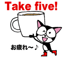 Mikey the Black Cat sticker #10339395