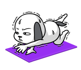 Dog is Very Lively Tonight too. 1 sticker #10339669