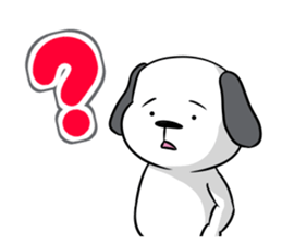 Dog is Very Lively Tonight too. 1 sticker #10339672