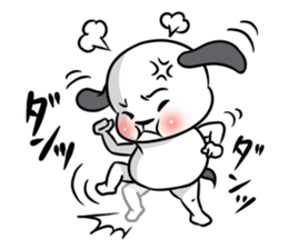 Dog is Very Lively Tonight too. 1 sticker #10339676