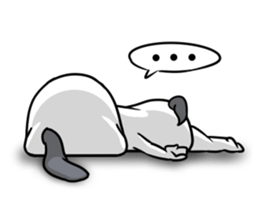 Dog is Very Lively Tonight too. 1 sticker #10339677