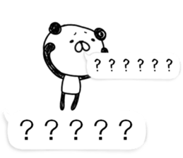 Talk in funny panda sticker #10340204