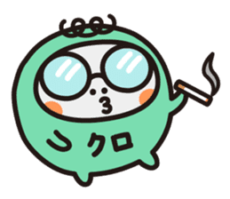 Scheming bacteria by ParuNaka sticker #10340421