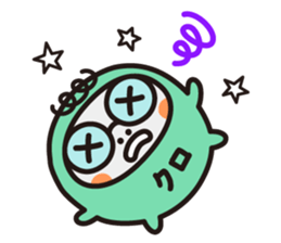 Scheming bacteria sticker #10340441