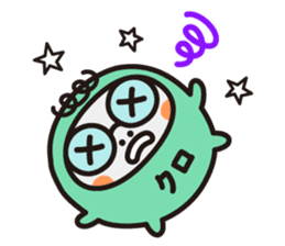 Scheming bacteria by ParuNaka sticker #10340441