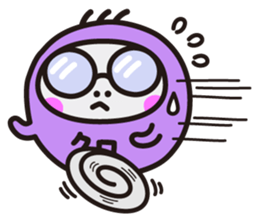 Scheming bacteria sticker #10340444