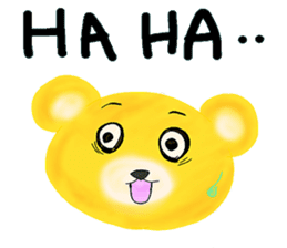 Kuma 's English lesson 2 sticker #10340502