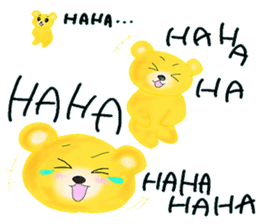 Kuma 's English lesson 2 sticker #10340503