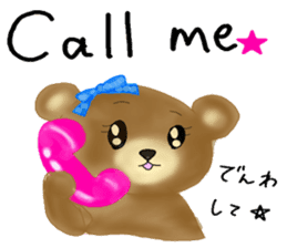 Kuma 's English lesson 2 sticker #10340516