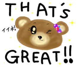 Kuma 's English lesson 2 sticker #10340520