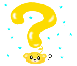 Kuma 's English lesson 2 sticker #10340524