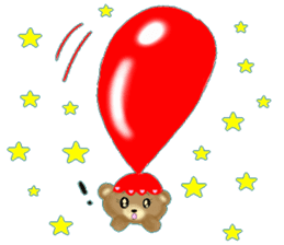 Kuma 's English lesson 2 sticker #10340525