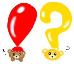 Kuma 's English lesson 2 sticker #10340526