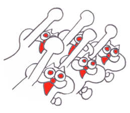 Onyan funky sticker No.5 !!! sticker #10341421