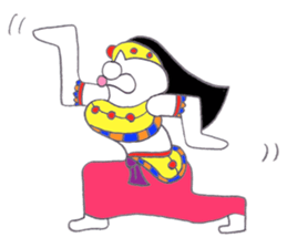 Onyan funky sticker No.5 !!! sticker #10341429