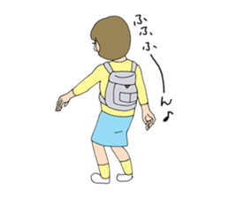 People gather in a cafe ~Kansai dialect~ sticker #10341743