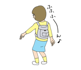 People gather in a cafe ~Kansai dialect~ sticker #10341743