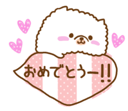 Pomeranian to send to a favorite person sticker #10341990