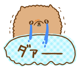 Pomeranian to send to a favorite person sticker #10341995