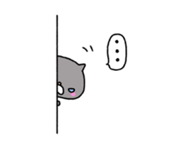 BLACK Nyanko sticker #10342108