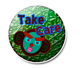 XOXO Monkeys 10Japan sticker #10342735