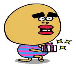 Daily life of Mr.egg 2 sticker #10343245