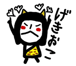 simple and pretty girl sticker #10344065