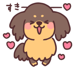 Dachshund Puppy Sticker2 sticker #10344257
