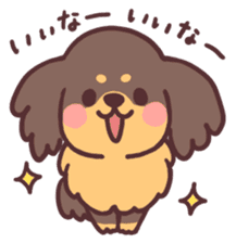 Dachshund Puppy Sticker2 sticker #10344261