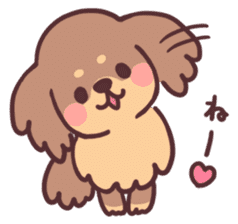 Dachshund Puppy Sticker2 sticker #10344263