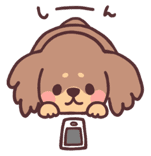 Dachshund Puppy Sticker2 sticker #10344279