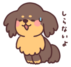 Dachshund Puppy Sticker2 sticker #10344281