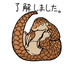 Pangolins sticker #10344416