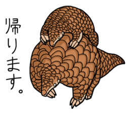 Pangolins sticker #10344453