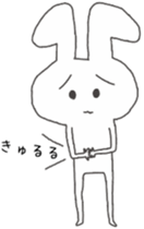 honesty rabbit sticker 7 sticker #10344620