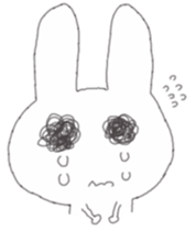 honesty rabbit sticker 7 sticker #10344622